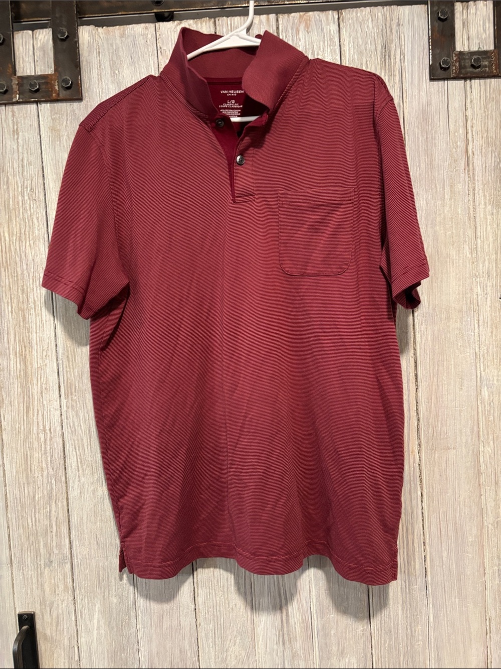 Van Heusen Men’s Polo Shirt - Wine